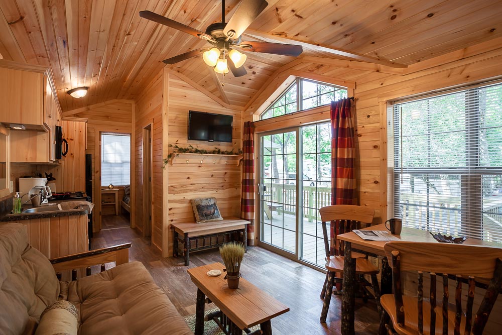 Campgrounds with Cabins Near Me, Supreme Cabins interior