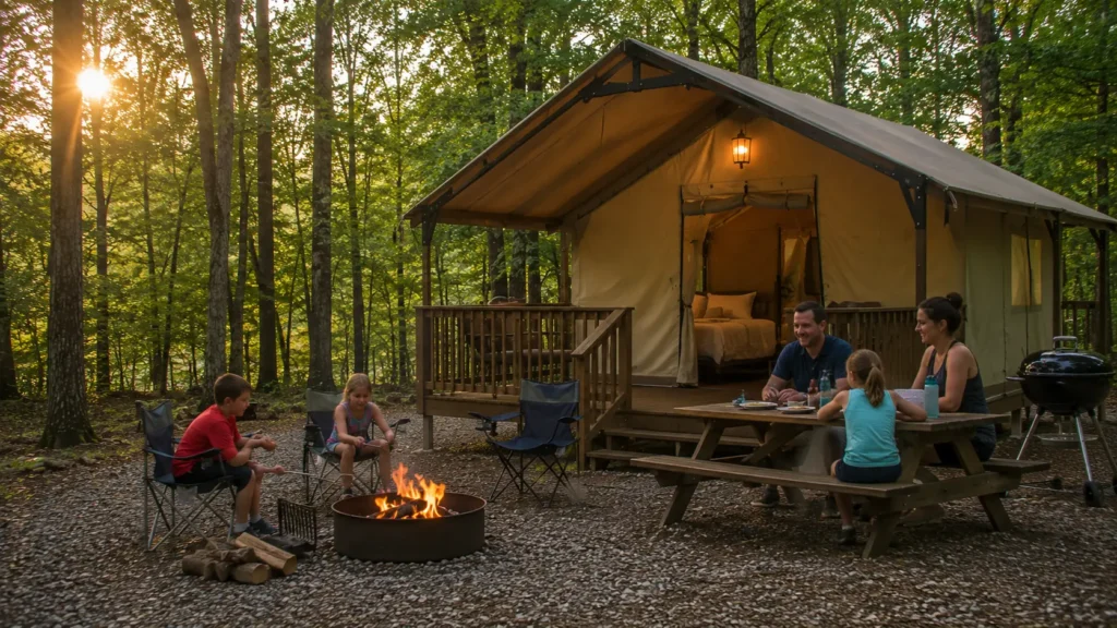 What glamping actually involves